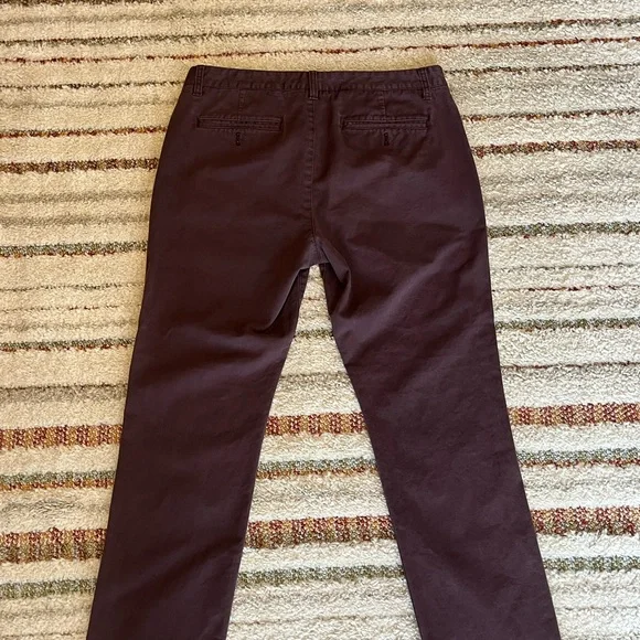 Bonobos Men's Tailored Fit Chino Pants- Plum - Picture 4 of 7